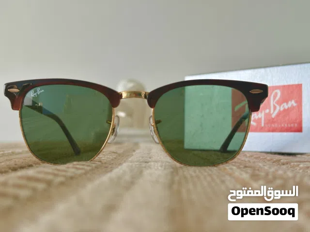 Ray-Ban UV Protection Clubmaster Sunglasses - RB3016 W0366 - Lens Size: 51 mm - Brown
