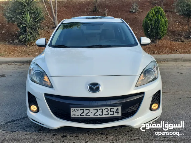 مازدا 3 زوووم موديل 2013 فل كامل مع الفتحه بأعلى صنف ومواصفات من فئتها  MAZDA 3 ZOOM MODEL 2013