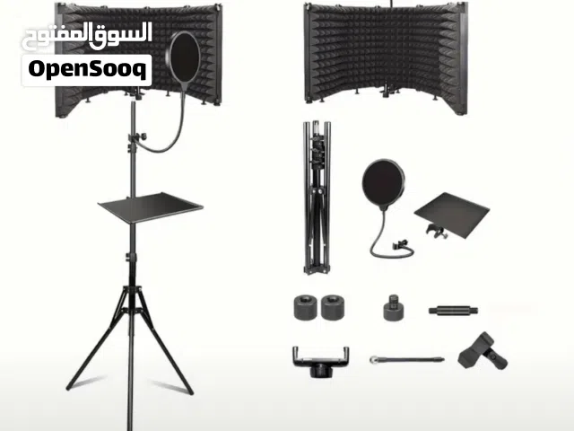 ستاند عازل صوت للمايكرفون استعمال بسيط اقل من 5 اشهر