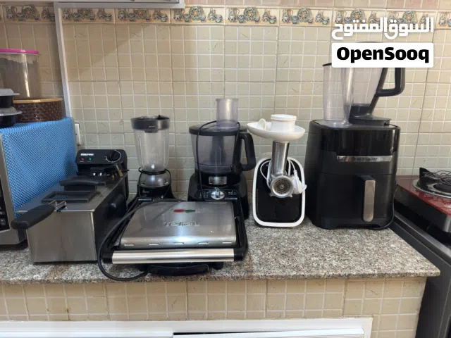 طنجرة ضغط  TEFAL  خلاط  قلاية بطاطاس  غريل كهربائي  عصارة عالبارد