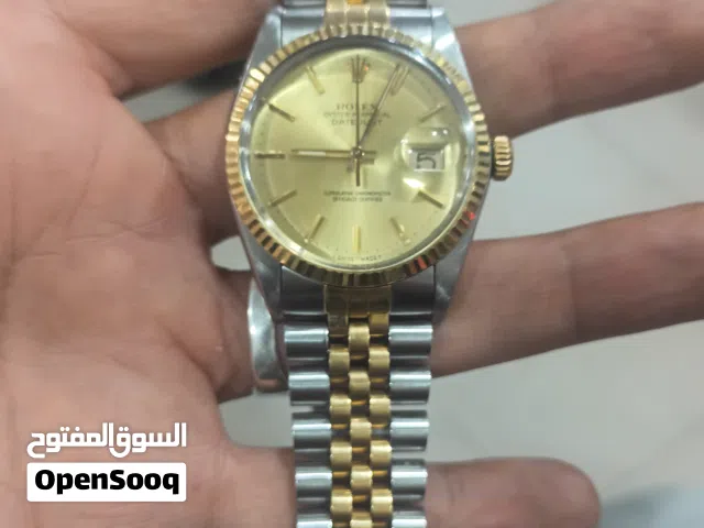 رولكس رجالي سحبتين شمبر