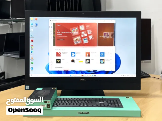 Dell All in one PC Core i5 6th Gen Ram 8GB SSD 256GB. كمبيوتر مكتبي