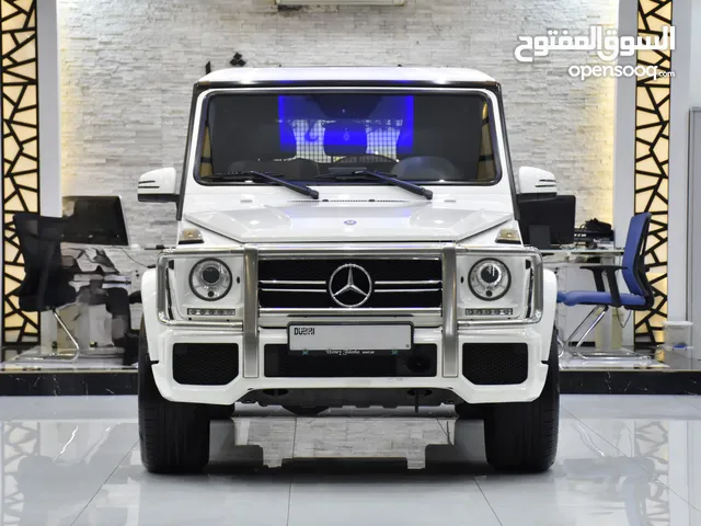 Mercedes Benz G63 AMG ( 2014 Model ) in White Color GCC Specs