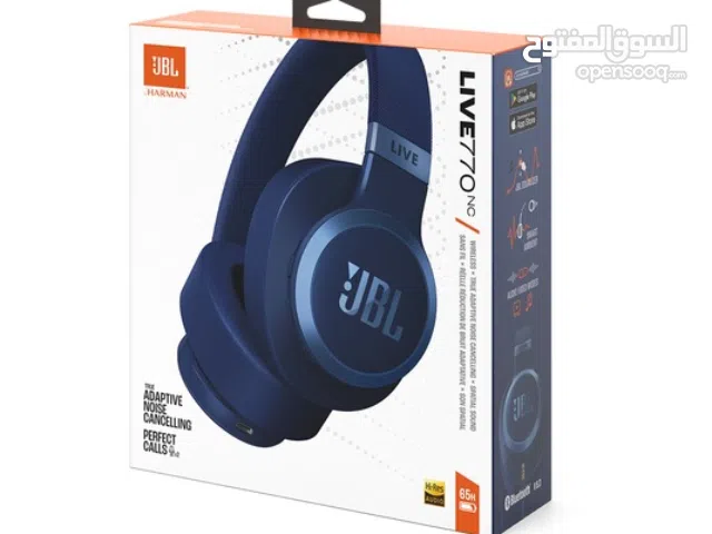 JBL Live 770NC، سماعة JBL، سماعة عزل ضجيج، Wireless Headphones،iService الأردن،