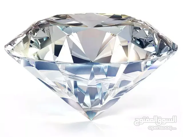 حجر الماظ ابيض اصلية 1.1ق تحفة