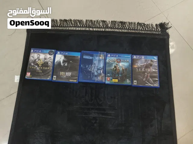 لعبت Resident Evil Village و The order1886 و sekiro و GOD of WAR و Rainbows SIEGE