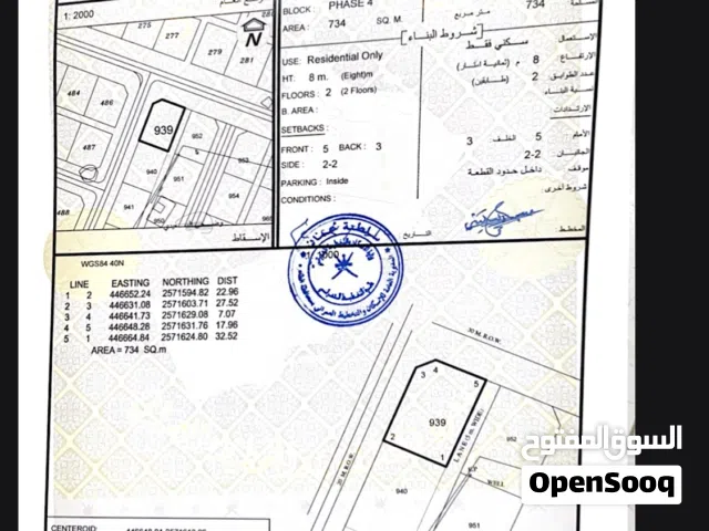 Residential Land for Sale in Al Dhahirah Ibri