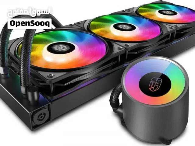 deepcool castle 360RGB V2 AIO only for am4 CPUs تبريد رائع جدا مستعمل نظيف بأفضل حال