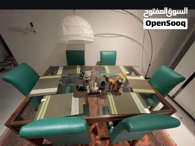 dining table with six chair