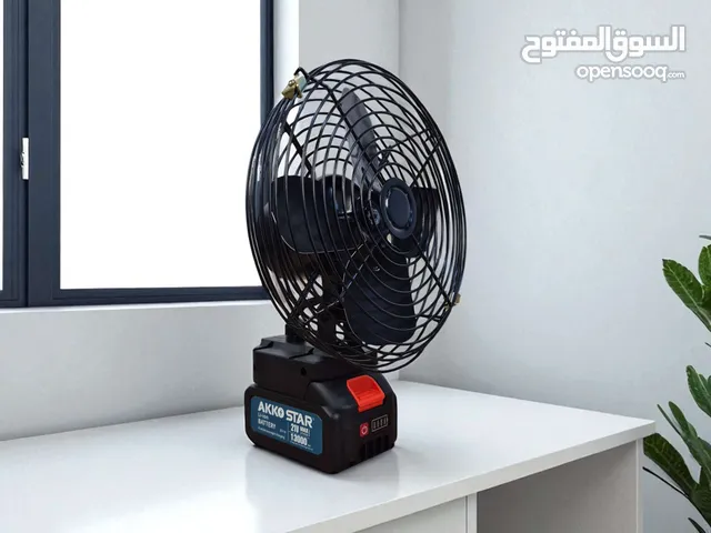 مروحة شحن ليثيوم من AKKO STAR – 8 إنش، 13000mAh، 21V الاستخدامات: مثالية للرحلات والتخييم والمكاتب