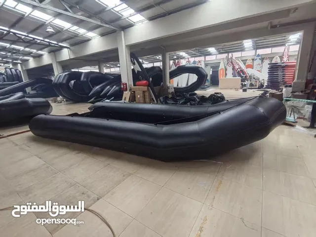 قارب صيد 6.5 بي الارضيه المونيوم اجديد خامه bvc