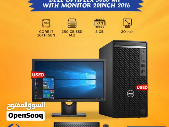 Windows Dell  Computers  for sale  in Hawally