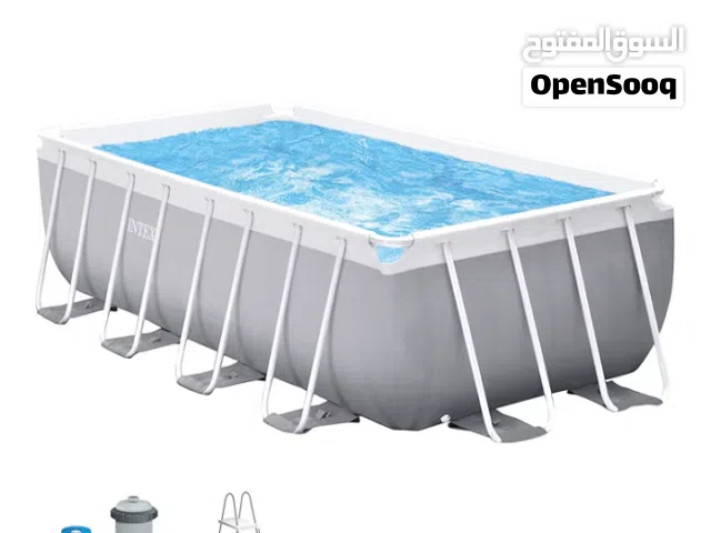 حوض سباحه من انتيكس بحجم كبير استخدام مره واحدة فقطط شبه الجديد