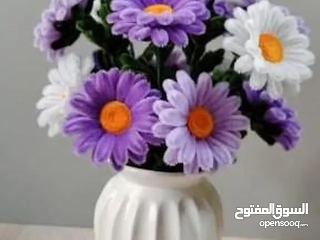 زهور يدوية الصنع..حسب الطلب