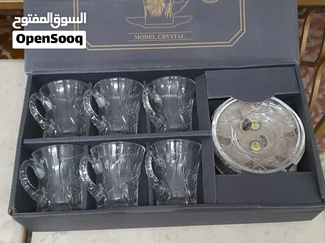 طقم شاي ياسمينة طراز كريستال