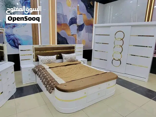غرف نوم بسعر 300الف فقط تصميم تركي ملكي شغل محلي طلا ناري ضد الخدوش قابل الفك والترك