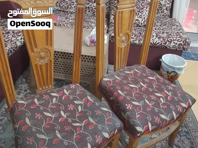 كراسي سفرة خشب زان مستعمله للبيع
