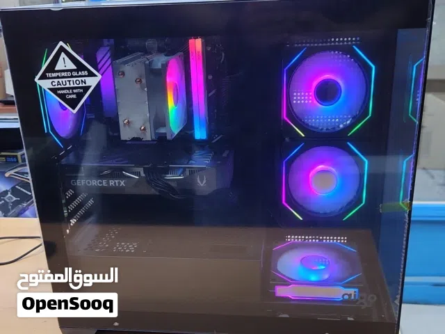 للبيع بي سي جيمنق Core i5 12Gen256M.2 ssd+1TB /16Ram/3060 Ti8GB RTX جديد مع الكرتون