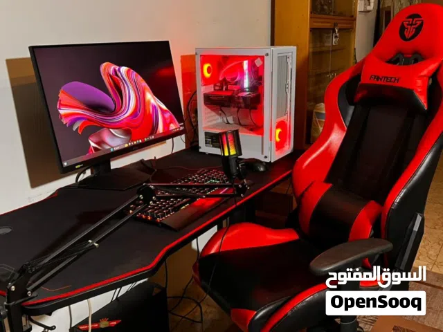كمبيوتر تجميعة سيت أب قيمنك بسعر مناسب كامل للبيع RTX 4060 Ti / i7 12700 / RAM 64 / شاشة 27