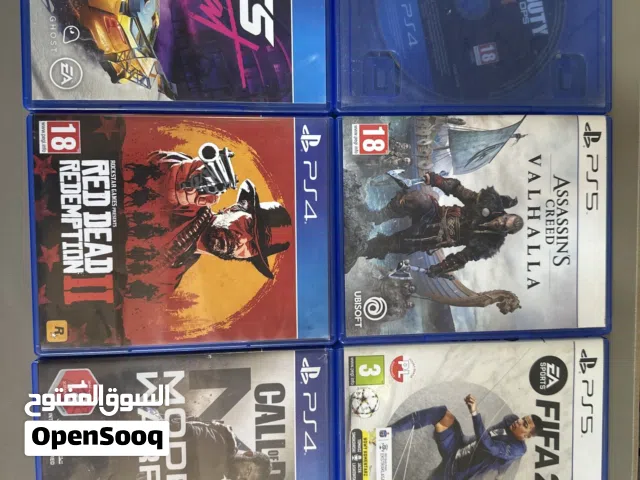 سيديات بلاي ستيشن 4 و PS5 مستعمل