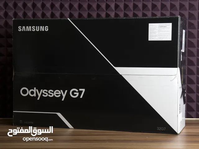 samsung" Odyssey G7 WQHD 240Hz جديده استعمال شهر