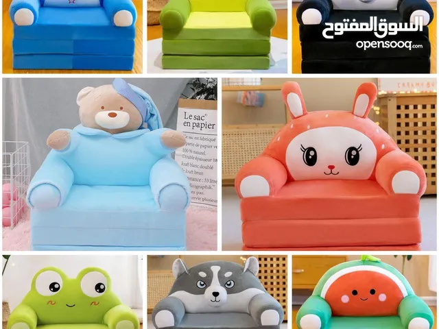كنب الاطفال بتحول لفرشه او تخت اقمشه عاليه الجوده واسفنج طبي من عمر شهر لغايه 4 سنوات