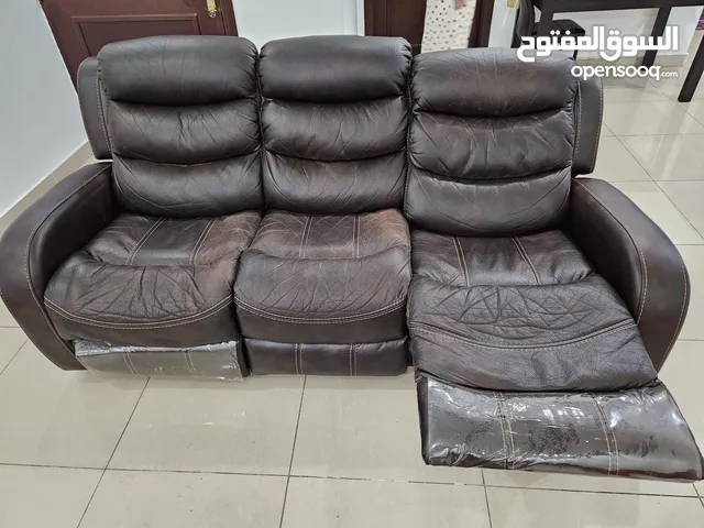 3 Seater Leather Recliner Sofa Urgent Clearance Sale ONLY TODAY