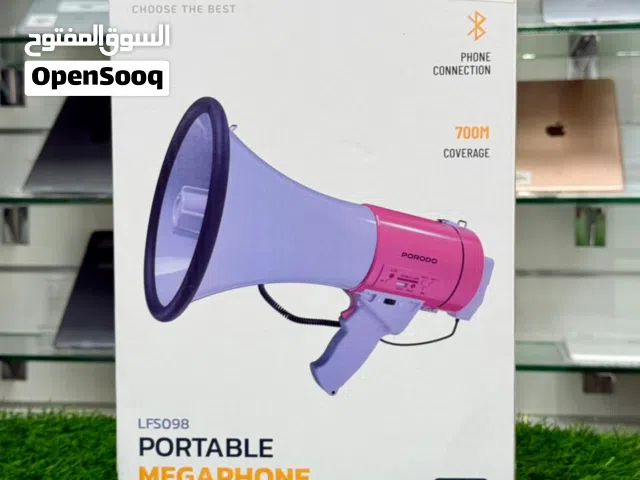 PORODO PORTABLE MEGAPHONE 50W ORANGE PD-LFST098-OG