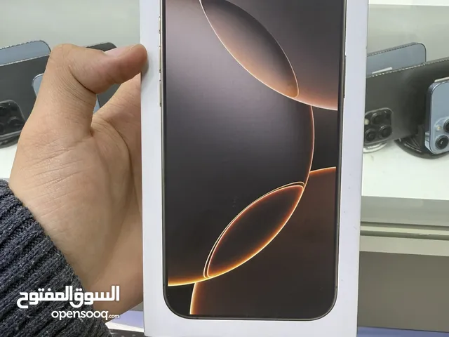 ‏ iPhone 16 Pro Max ‏  عربي شرق اوسط اصلي اللون الجديد Desert Titanium