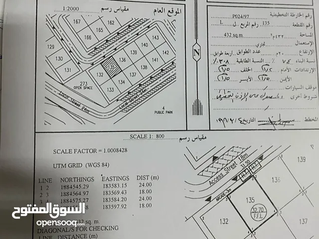 أرض تجارية عوقد الشماليه