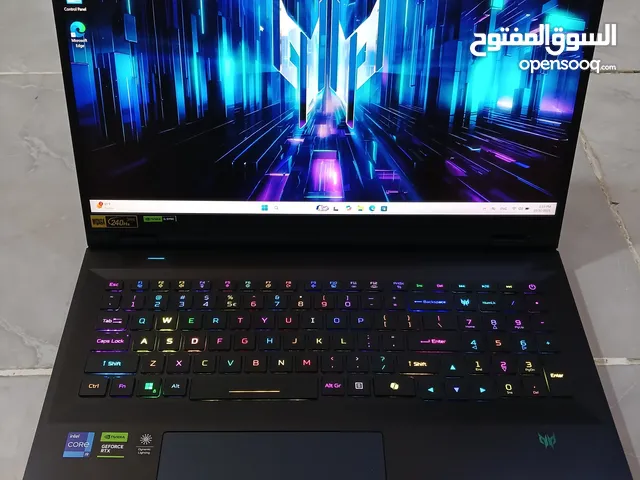 Acer RTX 4080/I9 gen 14/ 18 inch 2K 240HZ