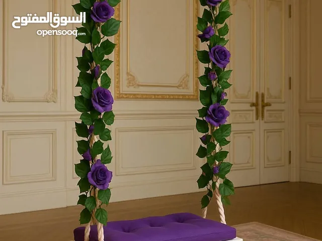 مراجيح معلقه داخليه وخارجيه متوفرة مع ورد وبدون الورد