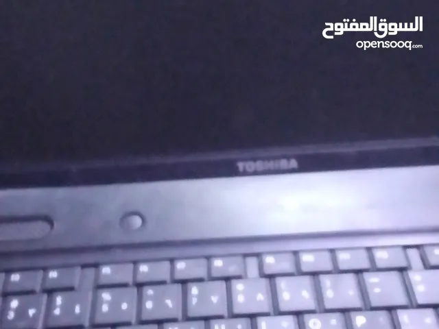 شاحن وبطاريه توشيبا في المفرق االاب توب شغال بس صار يعطي شاشه سودا التواصل واتس او خاص