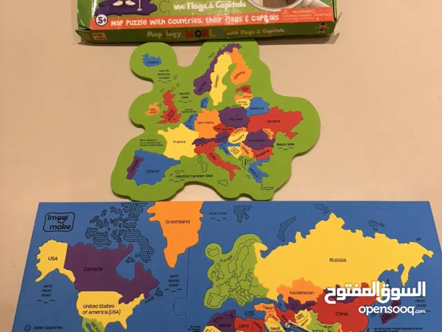 تركيب خريطه العالم