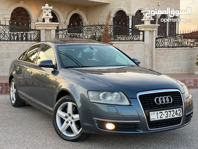 اودي A6 / 2008 فحص كامل فل مسكر مع الفتحه وارد الوكاله الاردنيه