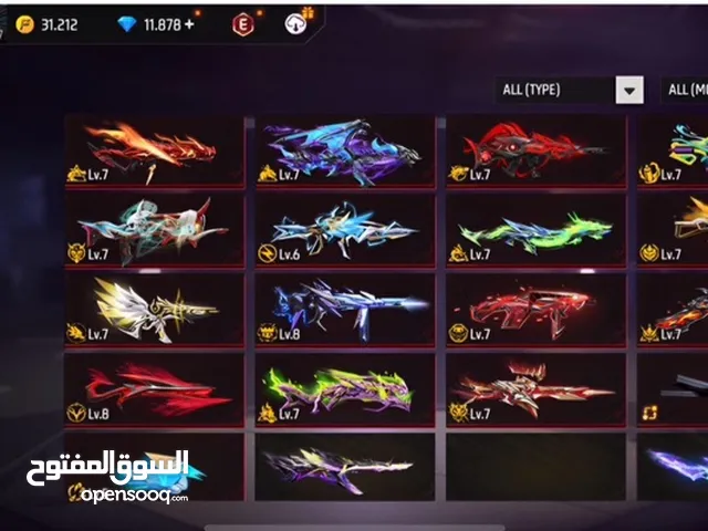 Season 1 Sakura free fire account with 17 maxed evos for sale very cheap with 12k diamonds