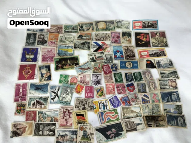 طوابع لاكثر من 25 دوله عربيه +اوروبيه