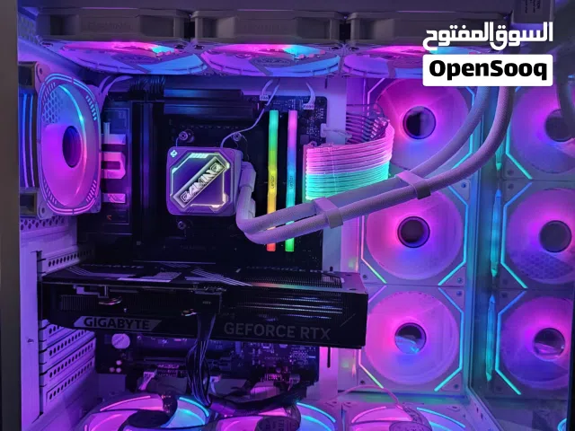 RYZEN 7 9800X3D + RTX 5070 DDR5 RAM 32GB 6000MHZ جهاز كمبيوتر العاب بحال الوكاله