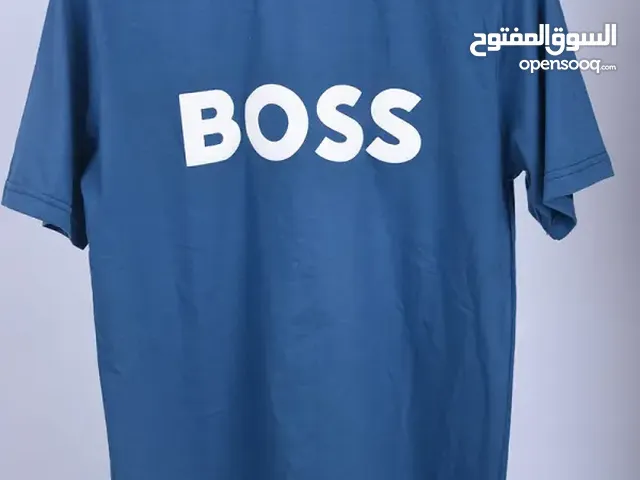Packs Pack de 4 T-shirts De Marques Tendance ( Noir + Bleu Roi + Gris + Blanc) استمتع بالأناقة والر