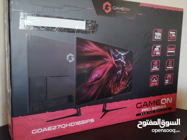 شاشة ألعاب تنفع لسوني5 او بي سي!،و0.5 مللي ثانية، 27بوصه 165hz 2K HDMI 2.1 !!! ! سعرها برا 800