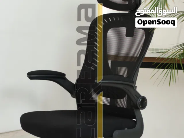 A D1 MANAGER WITH HEADREST AND LUMBAR CHAIR FULL BLACK MMD2