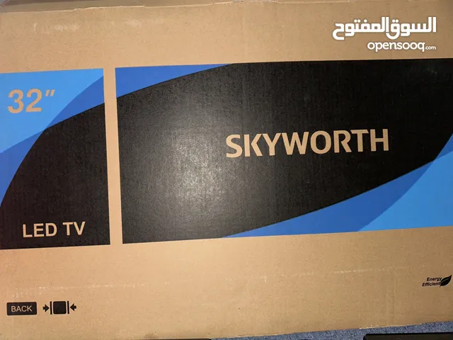 تلفاز SKYWORTH يشغل LES TV 32 بوصة مستعمل نضيف لاكن الألوان خربانه يبيله تبديل الألوان وبس