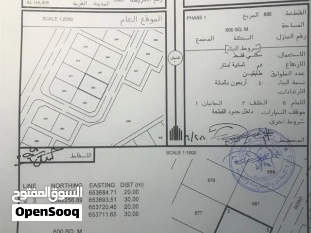 ارض / أرض في العامرات سكنية بسعر رمزي
