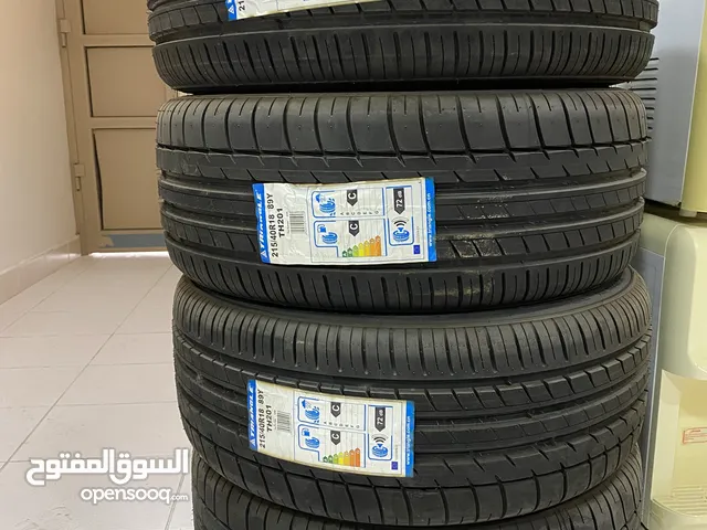 للبيع عدد 4 اطارات فقط جديدة غير مستعملة حجم 215/40R18