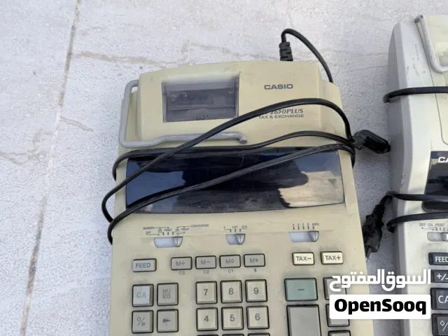 للبيع آلة حاسبة مع طابعة كاشير – Casio