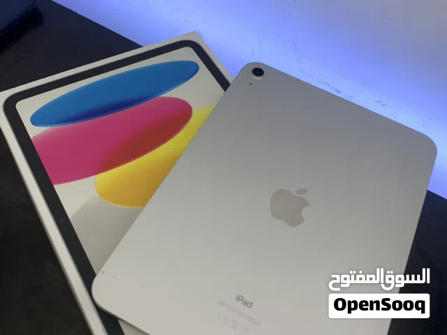 ايباد 10 من شركه ابل ب حجم شاشه 10.9 بوصه قابل للتفاوض بدون شاحن