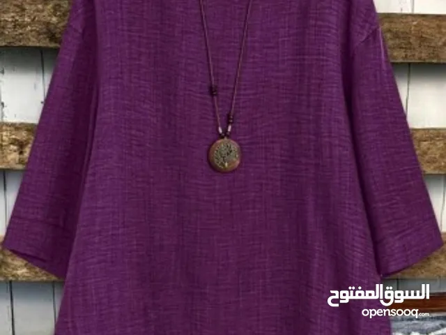 توب بنفسجي سادة من شي ان ب 8 آلاف فقط