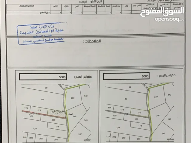قطعة ارض للبيع فرصة استثمارية