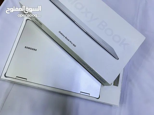 لابتوب Samsung Galaxy Book pro 360 يعمل بالمس جديد وفي حاله ممتازه وخالي من الخدوش والكسور والصدمات