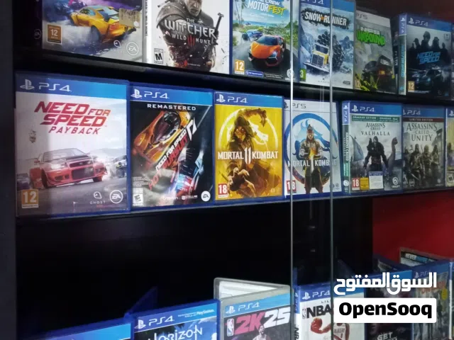 سيديات بلايستيشن فور و فايف مستخدم و جديد